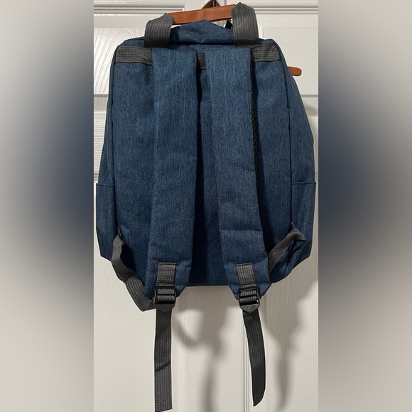 🎒3 PC QUALITY 📚BOOK BAG SET, Brand New NWT, Denim Blue, Padded for Comfort - Picture 9 of 13